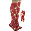 Big Bang Theory Bazinga! Knee High Red Socks